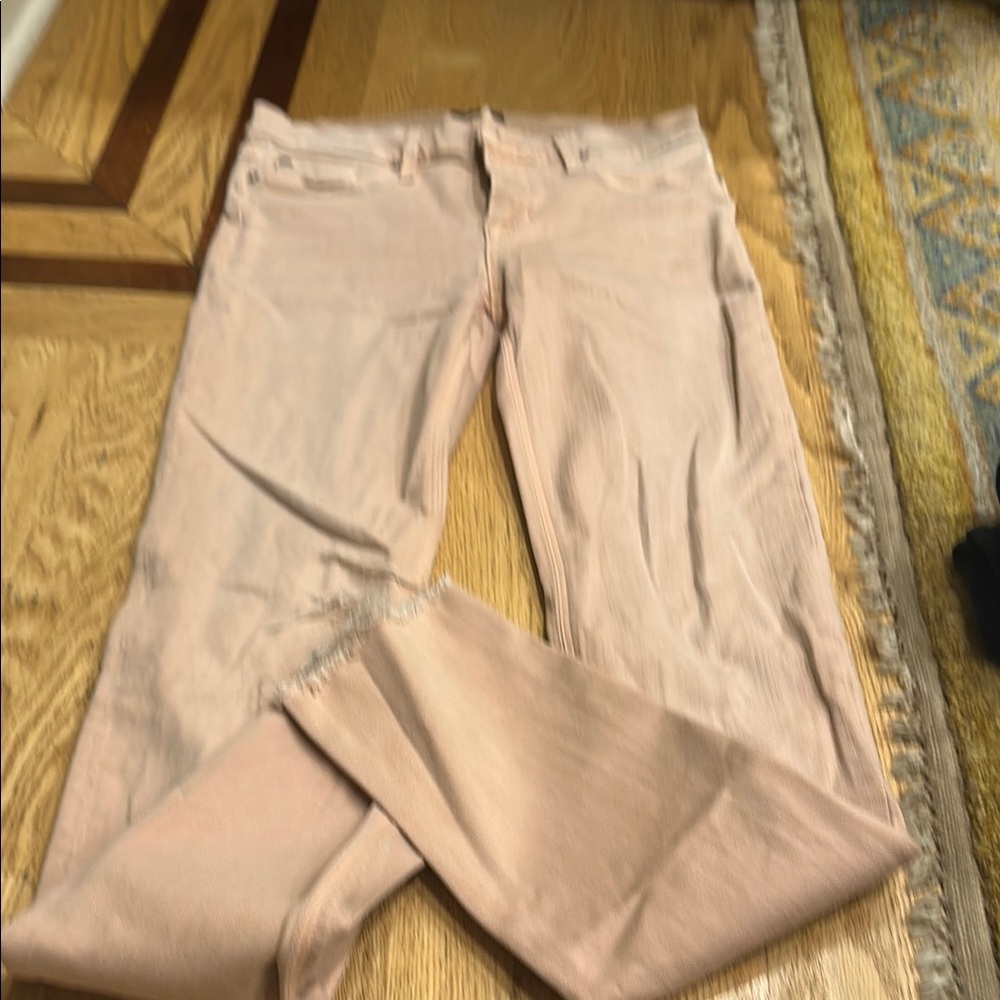 Hudson Jeans Pink Straight Leg Denim